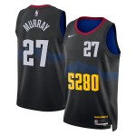 Maillot NBA Denver Nuggets Jamal Murray Nike 2023-24 City Edition Noir Swingman - Homme